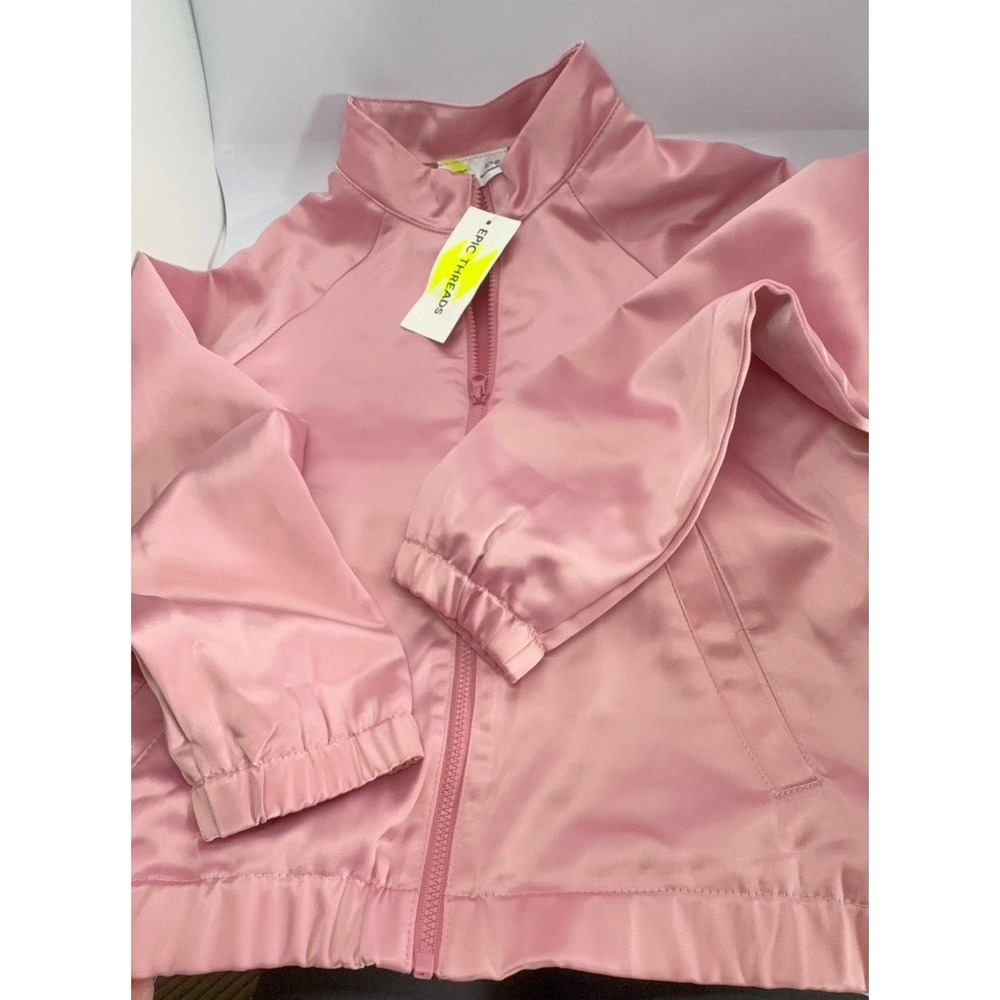 NEW girls size small (7/8) satiny dream pink Epic Threads jacket coat.